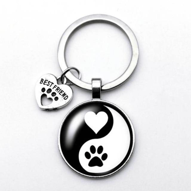  Cat Bestie Keychain sold by Fleurlovin, Free Shipping Worldwide