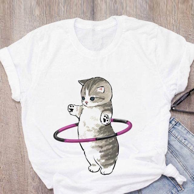  Cat Dancer T-Shirt sold by Fleurlovin, Free Shipping Worldwide