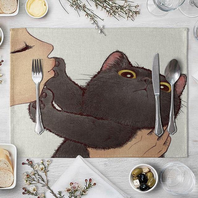  Cat Dining Pad sold by Fleurlovin, Free Shipping Worldwide