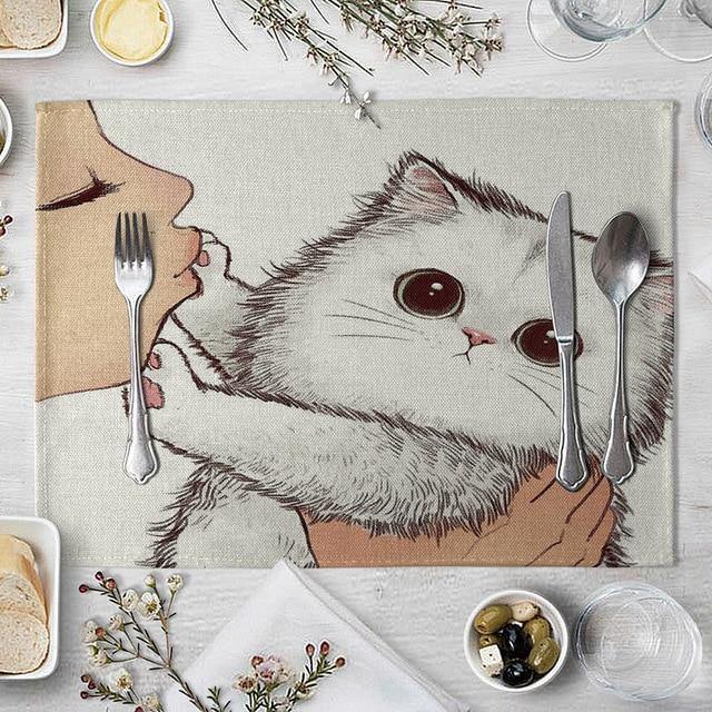 Cat Dining Pad sold by Fleurlovin, Free Shipping Worldwide