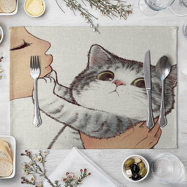  Cat Dining Pad sold by Fleurlovin, Free Shipping Worldwide