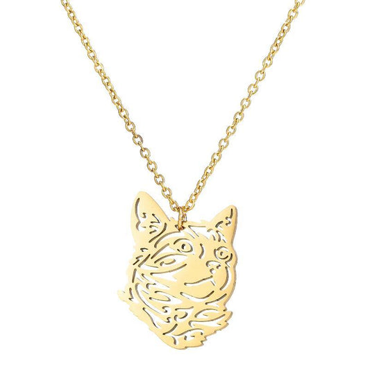  Cat Facial Necklace sold by Fleurlovin, Free Shipping Worldwide