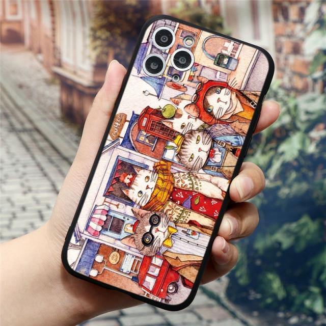  Cat Family Case sold by Fleurlovin, Free Shipping Worldwide