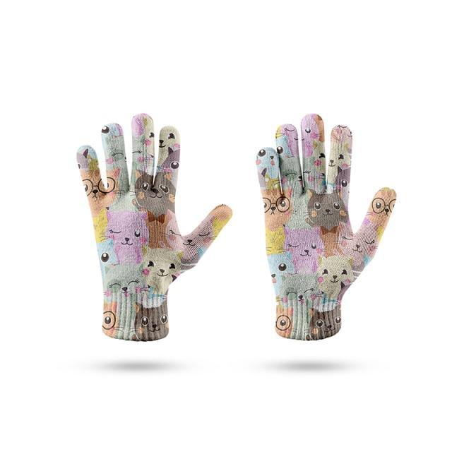  Cat Family Gloves sold by Fleurlovin, Free Shipping Worldwide