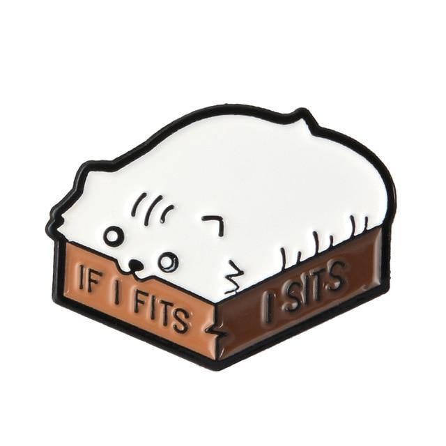  Cat Fits Brooch sold by Fleurlovin, Free Shipping Worldwide