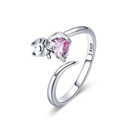  Cat Heart Ring sold by Fleurlovin, Free Shipping Worldwide