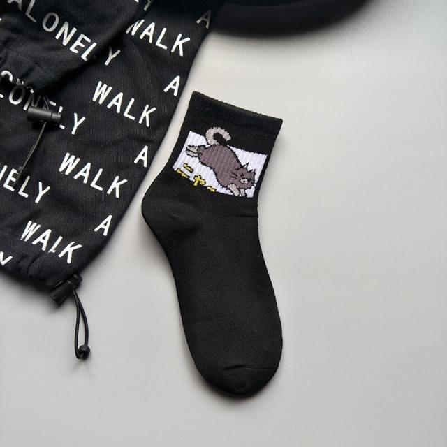  Cat Hip Hop Socks sold by Fleurlovin, Free Shipping Worldwide