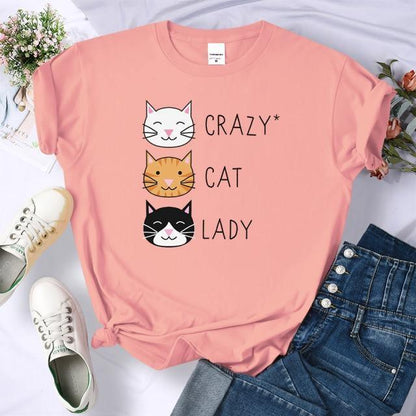  Cat Lady T-Shirt sold by Fleurlovin, Free Shipping Worldwide