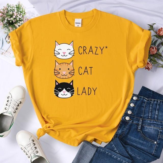  Cat Lady T-Shirt sold by Fleurlovin, Free Shipping Worldwide