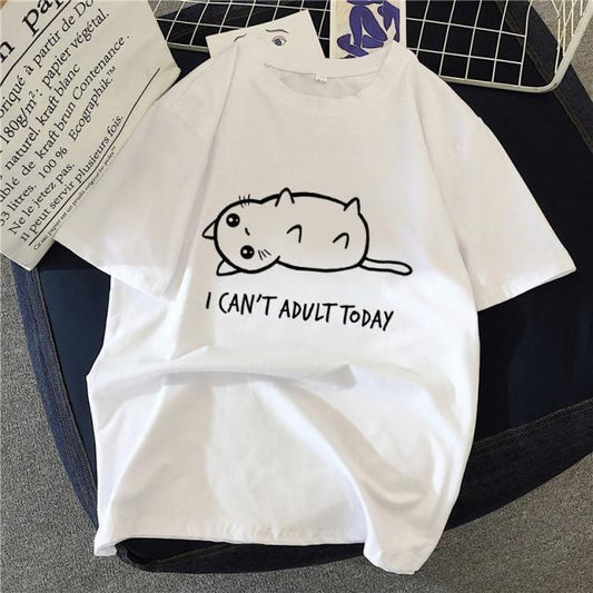  Cat Lay T-Shirt sold by Fleurlovin, Free Shipping Worldwide