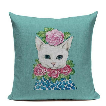  Cat Life Pillowcase sold by Fleurlovin, Free Shipping Worldwide