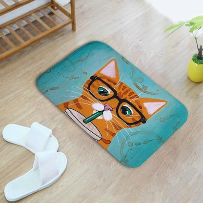  Cat Life Rug sold by Fleurlovin, Free Shipping Worldwide