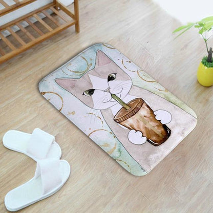  Cat Life Rug sold by Fleurlovin, Free Shipping Worldwide