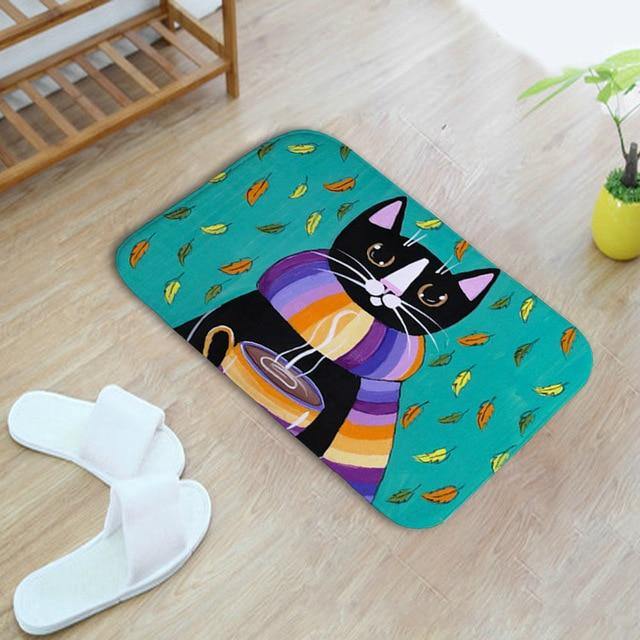  Cat Life Rug sold by Fleurlovin, Free Shipping Worldwide