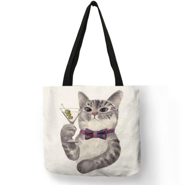  Cat Life Tote Bag sold by Fleurlovin, Free Shipping Worldwide