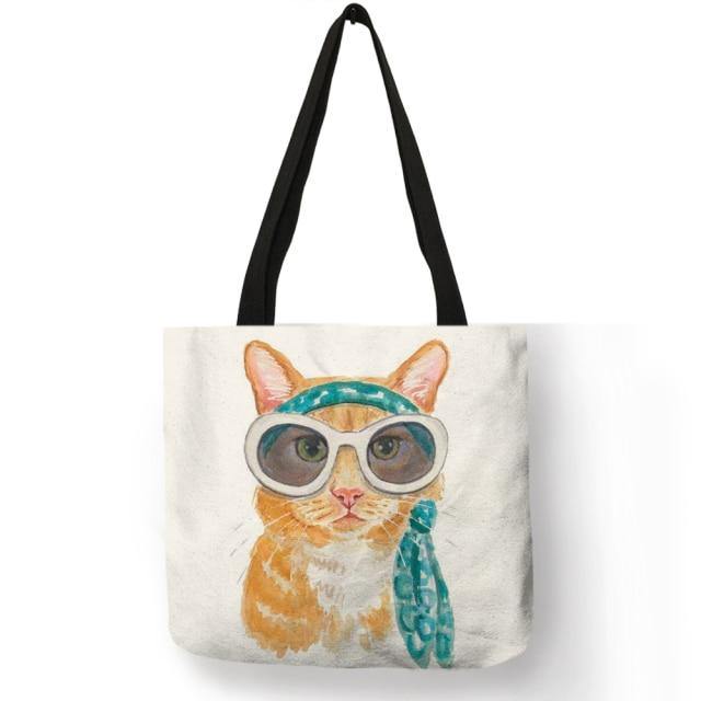  Cat Life Tote Bag sold by Fleurlovin, Free Shipping Worldwide
