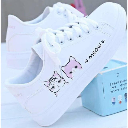  Cat Meow Sneakers sold by Fleurlovin, Free Shipping Worldwide