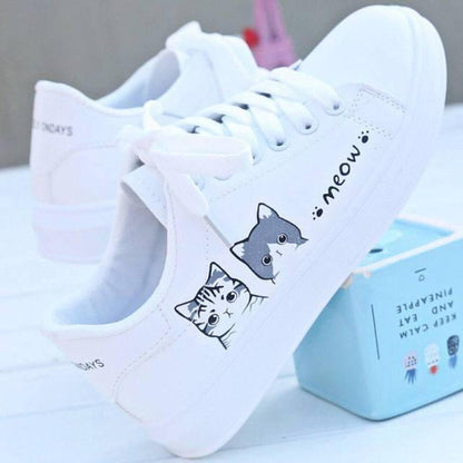  Cat Meow Sneakers sold by Fleurlovin, Free Shipping Worldwide