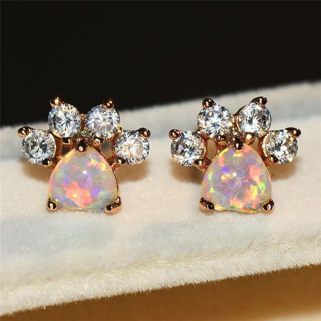  Cat Opal Earrings sold by Fleurlovin, Free Shipping Worldwide