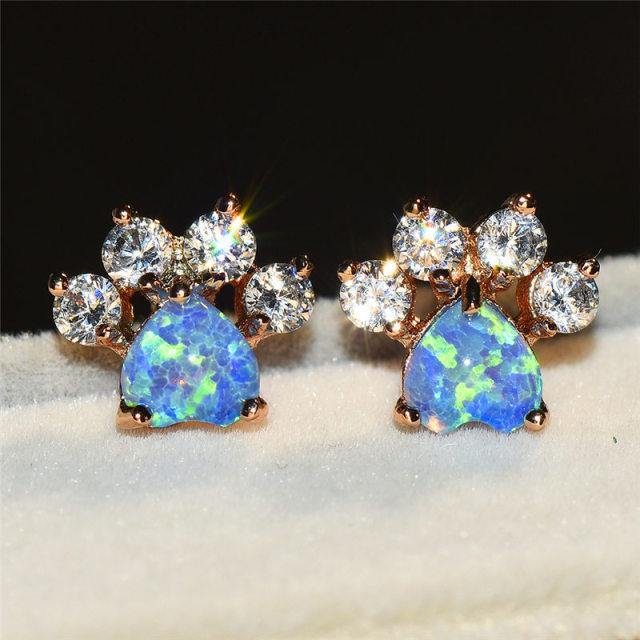  Cat Opal Earrings sold by Fleurlovin, Free Shipping Worldwide