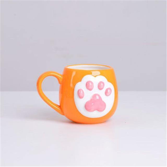  Cat Pink Paw Mug sold by Fleurlovin, Free Shipping Worldwide