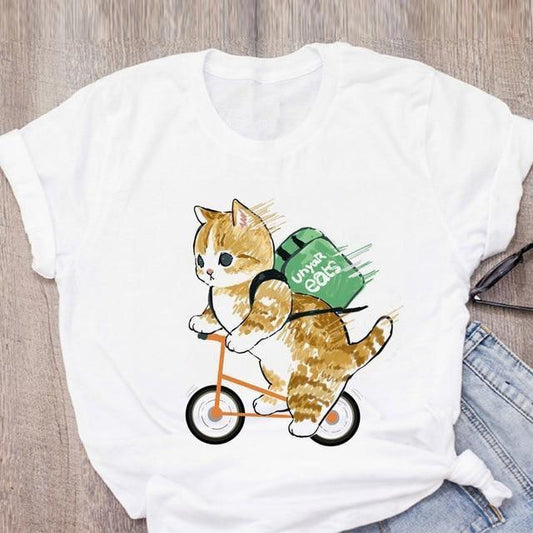  Cat Rush T-Shirt sold by Fleurlovin, Free Shipping Worldwide