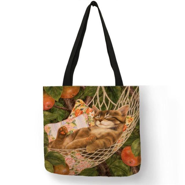  Cat Season Tote Bag sold by Fleurlovin, Free Shipping Worldwide