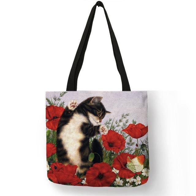  Cat Season Tote Bag sold by Fleurlovin, Free Shipping Worldwide