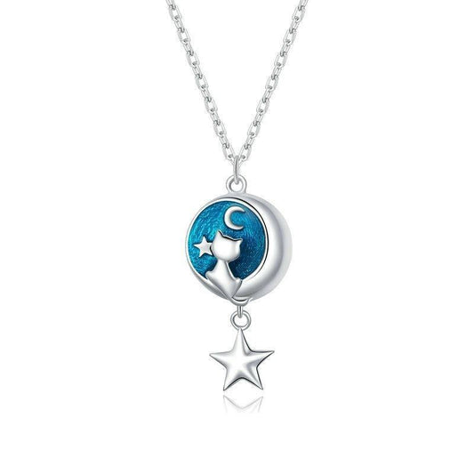  Cat Star Necklace sold by Fleurlovin, Free Shipping Worldwide
