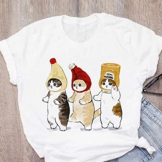  Cat Walk T-Shirt sold by Fleurlovin, Free Shipping Worldwide