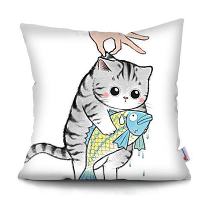  Catch Cat Pillowcase sold by Fleurlovin, Free Shipping Worldwide