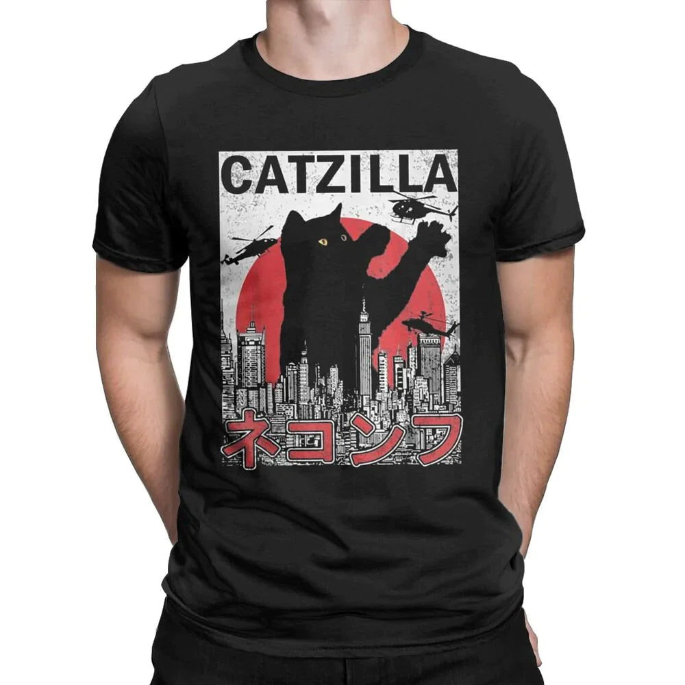  Catzilla World War T-Shirt sold by Fleurlovin, Free Shipping Worldwide