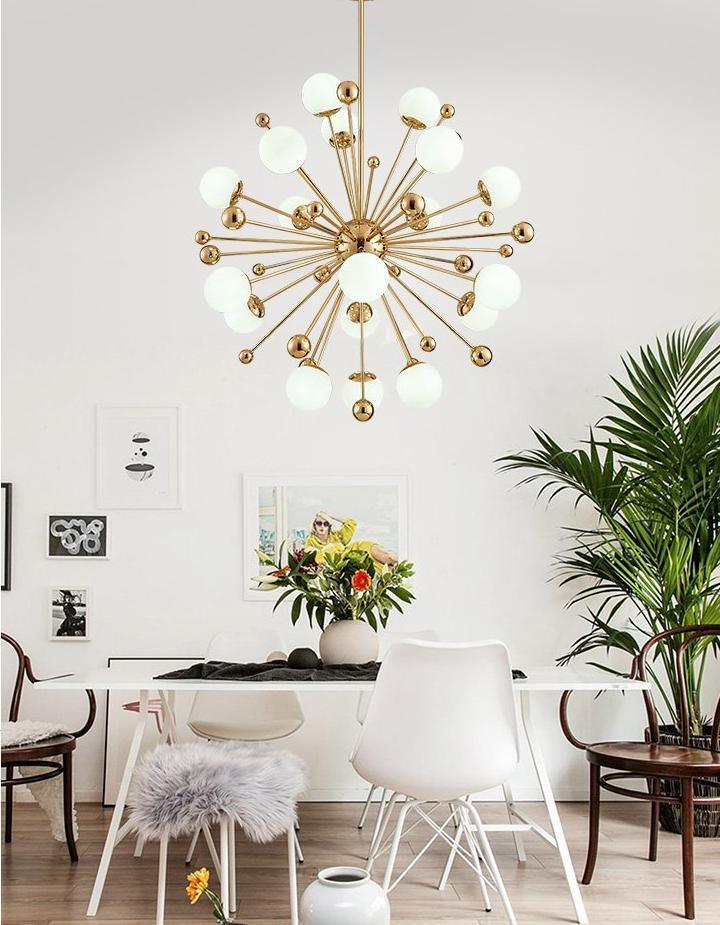 Chandelier Ari - Modern Nordic Art Deco Chandelier sold by Fleurlovin, Free Shipping Worldwide