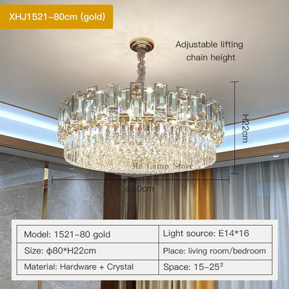 Chandelier Charzetta Crystal Black Chandelier sold by Fleurlovin, Free Shipping Worldwide