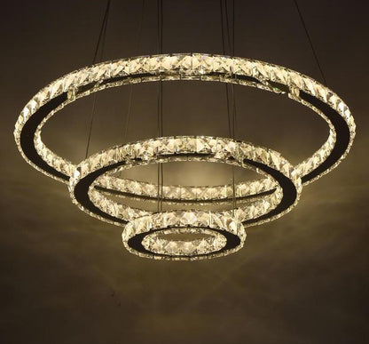 Circular Crystal LED Chandelier - Premium Chandelier from Fleurlovin Lights - Just $349.95! Shop now at Fleurlovin