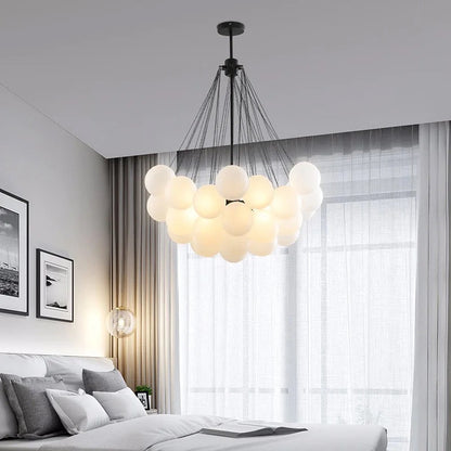 Chandelier Nordic Frosted Glass Ball Chandelier sold by Fleurlovin, Free Shipping Worldwide