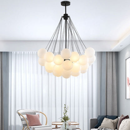 Chandelier Nordic Frosted Glass Ball Chandelier sold by Fleurlovin, Free Shipping Worldwide