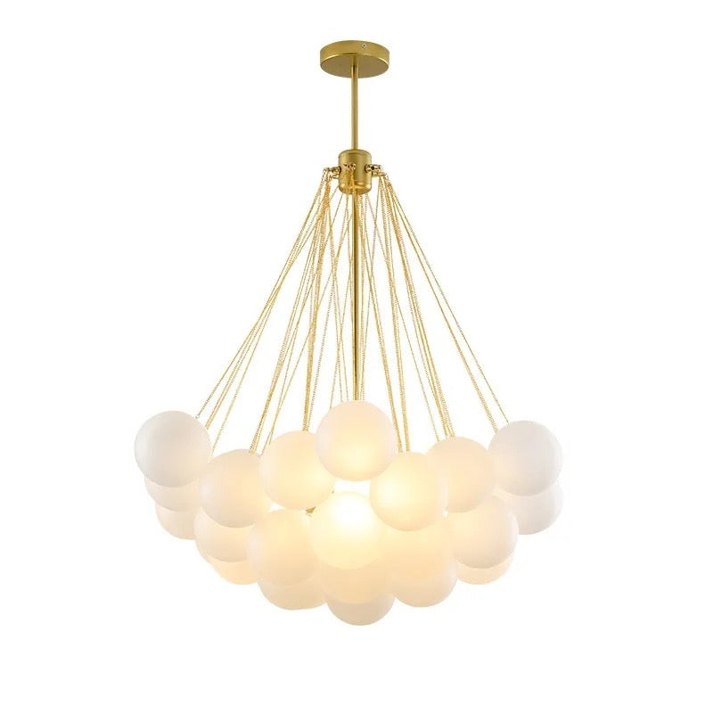 Chandelier Nordic Frosted Glass Ball Chandelier sold by Fleurlovin, Free Shipping Worldwide