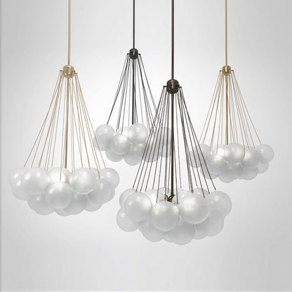 Chandelier Nordic Frosted Glass Ball Chandelier sold by Fleurlovin, Free Shipping Worldwide