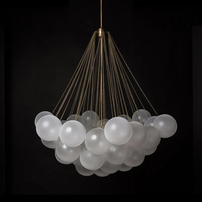 Chandelier Nordic Frosted Glass Ball Chandelier sold by Fleurlovin, Free Shipping Worldwide