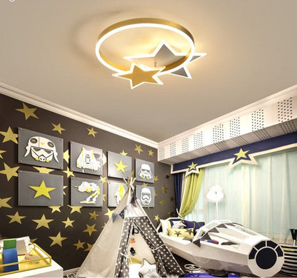 Chandelier Nursery Star Ring LED Ceiling Lamp sold by Fleurlovin, Free Shipping Worldwide