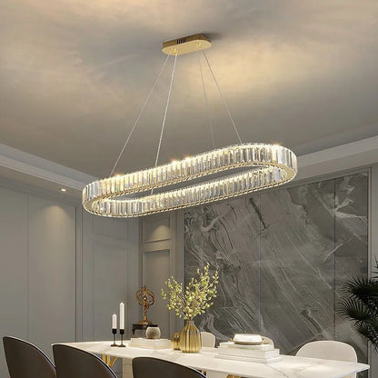 Chandelier Tommy Crystal Oval Chandelier sold by Fleurlovin, Free Shipping Worldwide