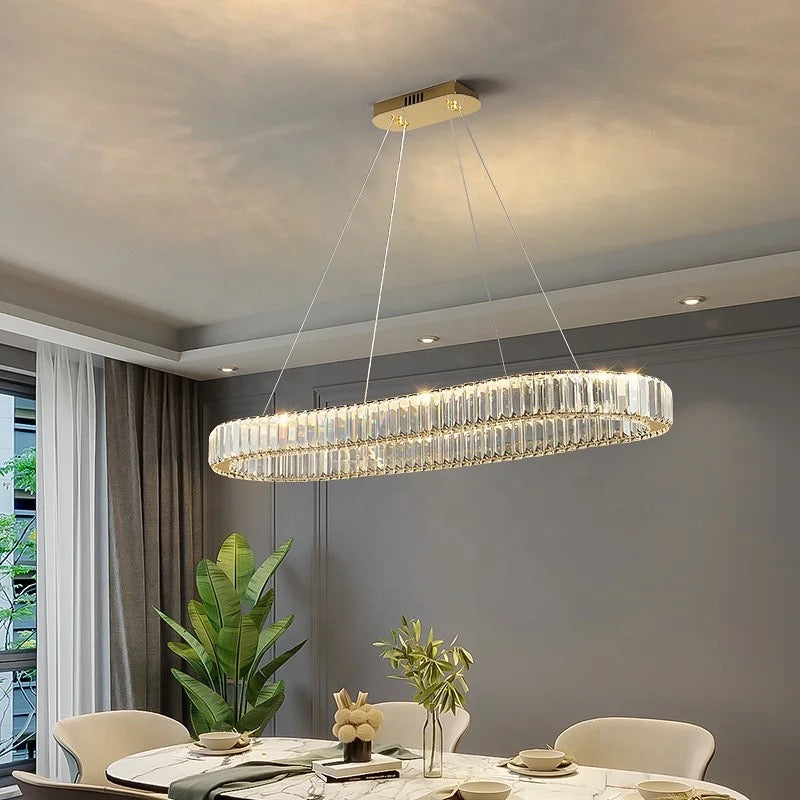 Chandelier Tommy Crystal Oval Chandelier sold by Fleurlovin, Free Shipping Worldwide