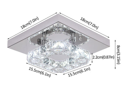 Chandeliers Armani Crystal Square Chandelier sold by Fleurlovin, Free Shipping Worldwide