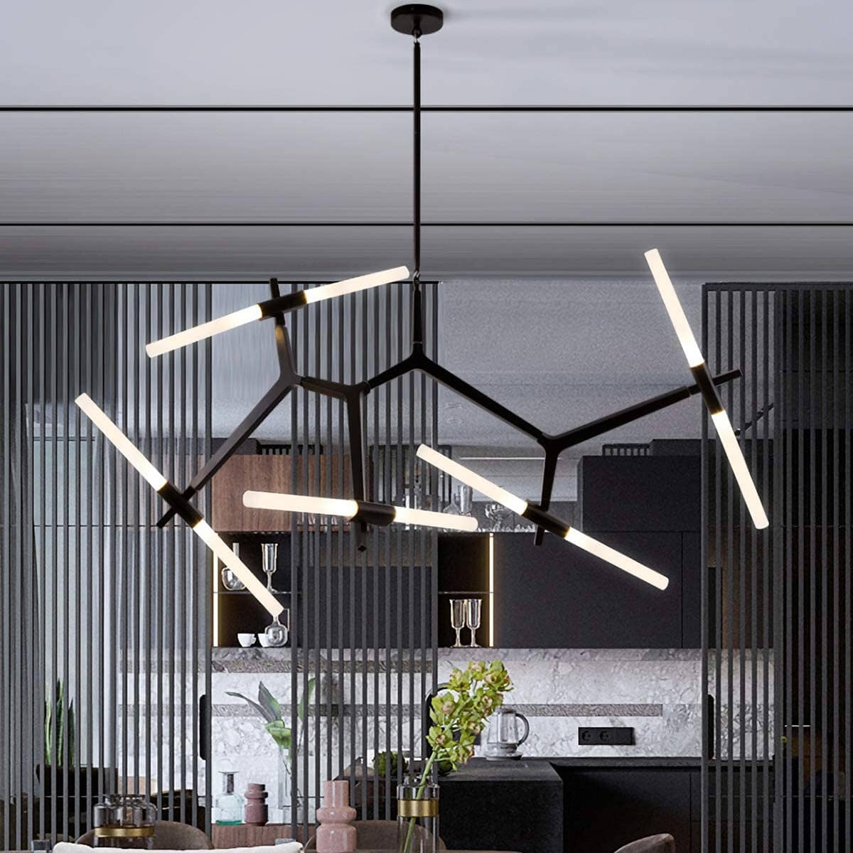 Chandeliers Black Retro Industrial Chandelier sold by Fleurlovin, Free Shipping Worldwide