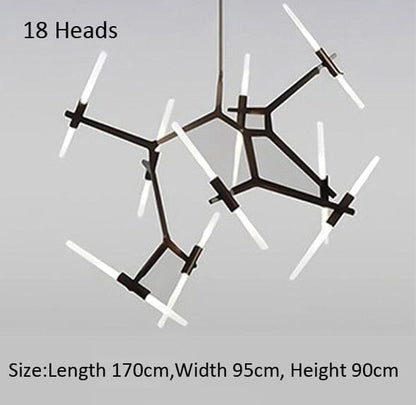 Chandeliers Black Retro Industrial Chandelier sold by Fleurlovin, Free Shipping Worldwide