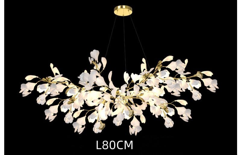 Chandeliers Ceramic Petal Chandelier sold by Fleurlovin, Free Shipping Worldwide