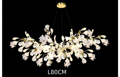 Chandeliers Ceramic Petal Chandelier sold by Fleurlovin, Free Shipping Worldwide