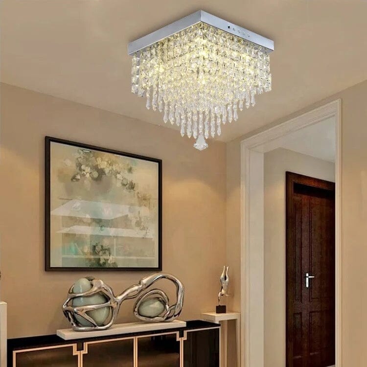 Chandeliers Classic K9 Crystal Square Chandelier sold by Fleurlovin, Free Shipping Worldwide