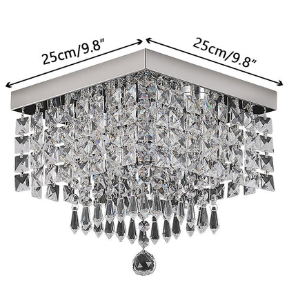 Chandeliers Classic K9 Crystal Square Chandelier sold by Fleurlovin, Free Shipping Worldwide